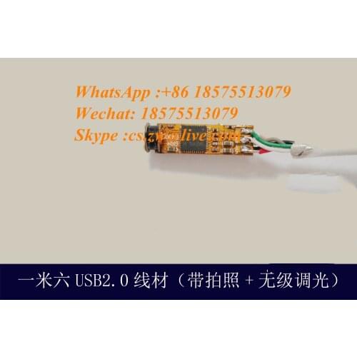 6mm 300,000 Pixel USB Endoscopic Camera Module DIY Wiring Material