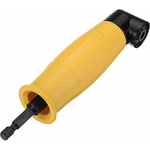 90 Degree Angled Drill Chuck Right Universal Bit Corner Angle Adapter Metal Easily Locks And Releases Drill Bits