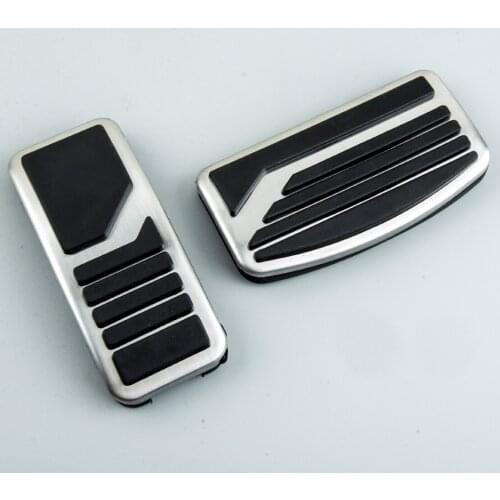 Auto Trans Car Brake Gas Pedal Pad Cover LHD Fit For Mitsubishi Lancer Outlander Sport Eclipse Cross ASX Pajero Mirage L200 RVR