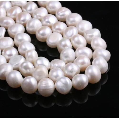Hot Sale Natural Freshwater Pearl Potato-Shaped Loose Beads 11-12 Mm For Jewelry Making DIY Bracelet Earring Necklace Accessory