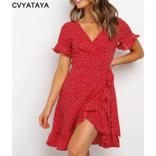 CVYATAYA Flared Summer Dresses