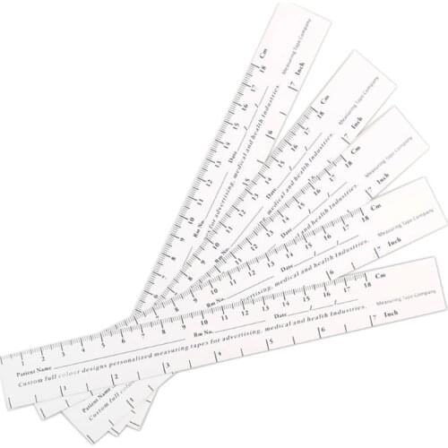 517A Paper Tape Measure Wound Measuring Ruler 18cm / 7'' Educare Used Measuring Babies Head Disposable Pack of 100