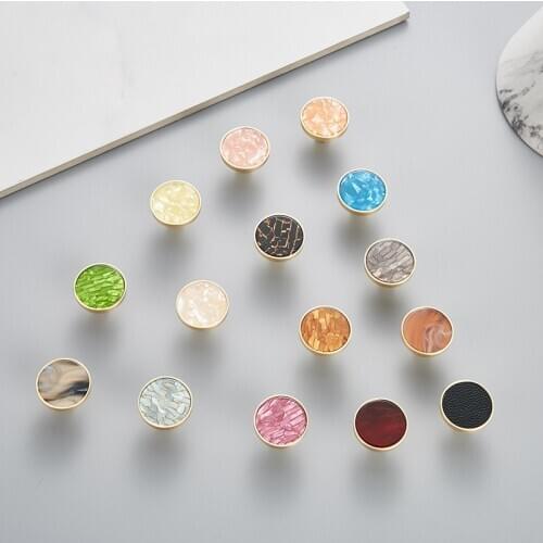 Creative Furniture Handle Shell Brass Gold Cupboard Door Handle Closet Drawer Knob Nordic Modern Single Hole Clothes Hook