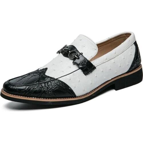 2021 New Autumn Fashion Trend Casual Men Shoes British Formal Dress Leather Shoes Mens Wedding Business Brogue Loafers Oxfords