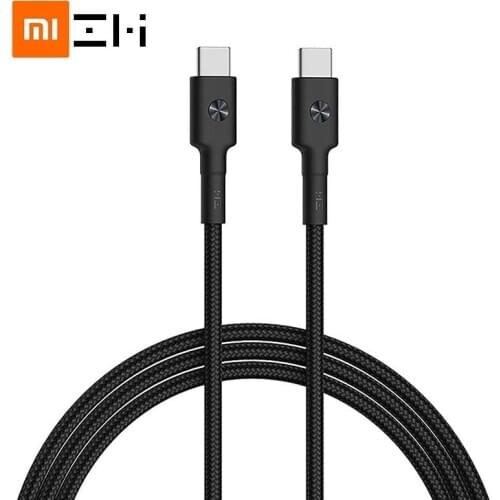 Original For xiaomi zmi 60W usb type c to usb type c cable PD fast charging for macbook Samsung huawei notebook charger Braided