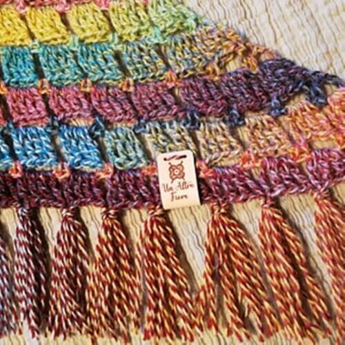 Personalize Folding Leather Label Pack，Labels for Handmade Products，Leather labels for knitted and crocheted items