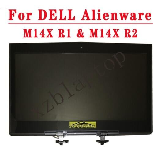Laptop For Alienware M14X R1 R2 Full LCD Screen Display Assembly The Upper Part 14.0 inch