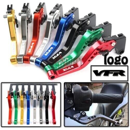Motorcycle Brake Handle Bar Lever CNC Aluminum Short Adjustable Brake Clutch levers For Honda VFR 1200/F 2010-2016