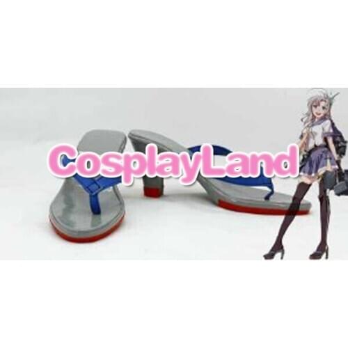 Customize Boots Kantai Collection Fleet Girls Kinugasa Gallery Cosplay Boots Custom Any Size Anime Party Boots