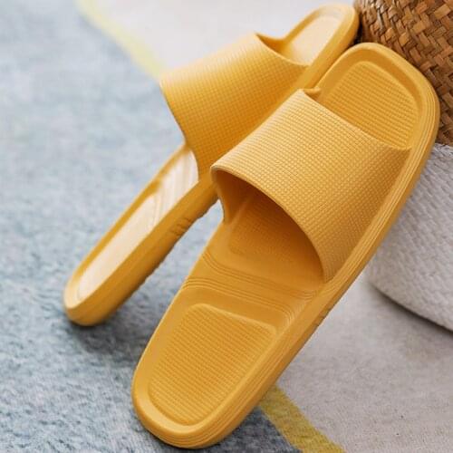 Imitation Clogs Couple Slippers Light Home Four Seasons Indoor Non-slip Wear-resistant Bathroom Bath Sandals And Slippers