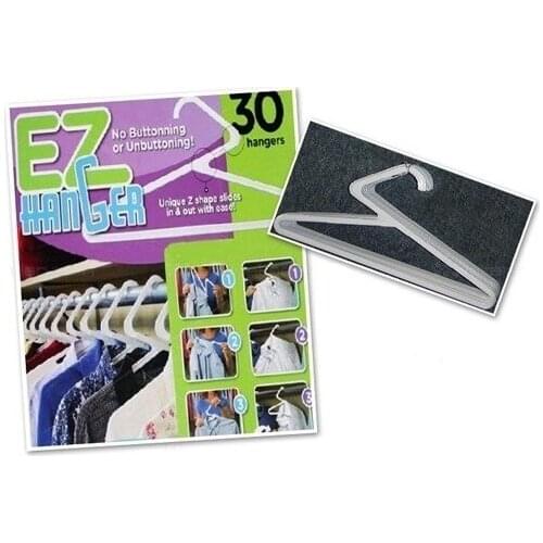 Modern Practical Clothes Hanger 30 Pcs Ez Hanger