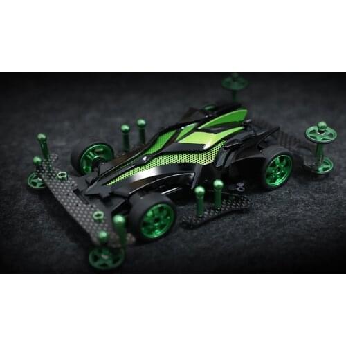 Tamiya Mini 4WD Car Model 19621 PHANTOM-BLADE SXX Chassis With Upgrade Spare Parts Set