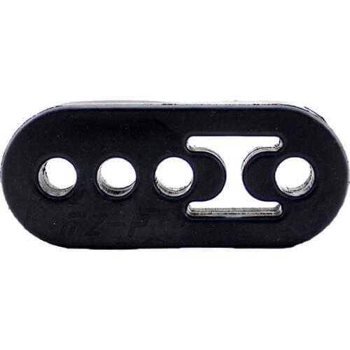 Universal 4 Hole Car Rubber Exhaust Tail Pipe Mount Bracket Hanger Shock Absorbent