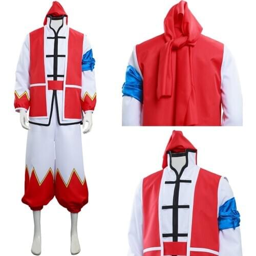 Cooking Master Boy/Chuuka Ichiban! Liu Pleiades Cosplay Costume Shirt Uniform Outfits Halloween Carnival Suit