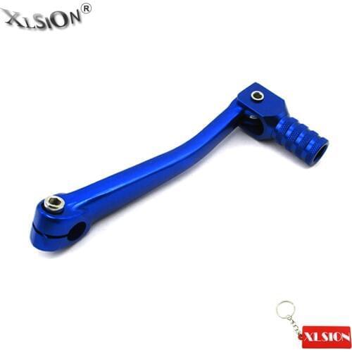 XLSION Alloy Folding CNC Blue Gear Shifter Lever For 50cc 110cc 125cc 140cc 150cc 160cc GPX Stomp YCF SDG Pit Dirt Bikes