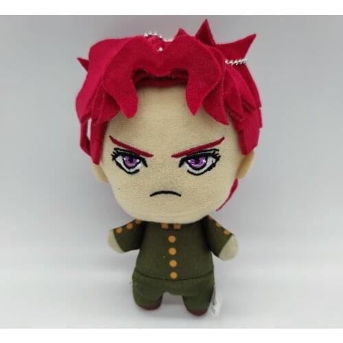 JAPAN Anime JoJos Bizarre Adventure Plush Doll Noriaki Kakyoin Stuffed Plush Toy Doll Gift 14cm Plush Toy
