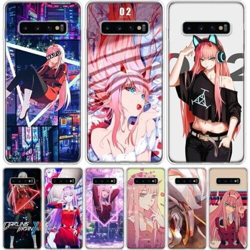 ZERO TWO 002 Darling In The Franxx Cover Phone Case For Samsung Galaxy A51 A71 A50 A10 A20E A30 A40 A70 M30S A01 A21 A6 A7 A8 A9