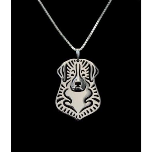 Handmade Bernese Mountain dog Pendant women chain choker necklace dog charm jewelry Pet Lovers Gift Idea
