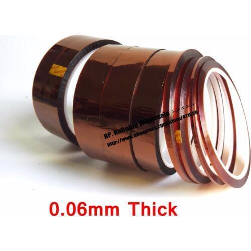 0.06mm thick 225mm wide 33M Length, High Temperature Resist Poly imide tape fit for Insulate, Isolate