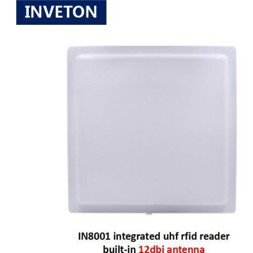 1-15m rfid UHF integrated 12dbi antenna reader with USB/RS232 provide free windshield tag sample for vehicle parking management