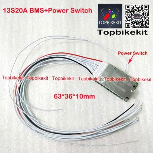 10S 20A BMS 13S 20A BMS 14S 20A BMS Li-ion BMS 20A for Li-ion Battery pack with power switch for Polly case BMS SM01 case BMS