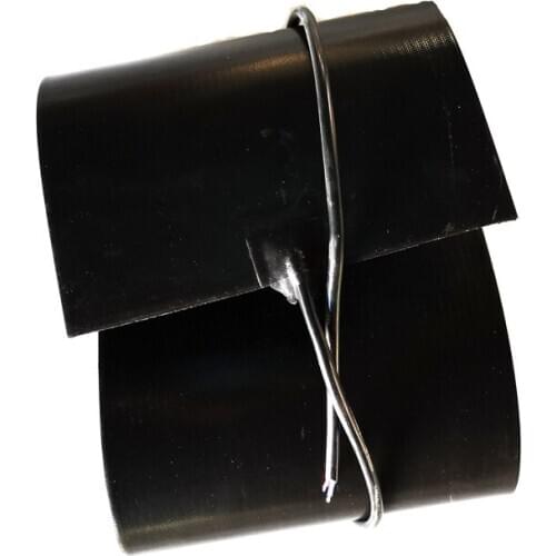 230v 500w 10in*36in(254*914.4*1.5mm) Silicone Rubber Snow melting Heater mat 1000mm lead wire out from middle of 10in side