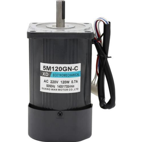 5M120GN-C 220V AC motor 120W speed motor 1400rpm/2800rpm High speed motor small motor with speed governor
