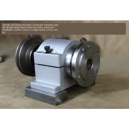 80/100/125/130/160 lathe spindle/carpentry/DIY/metal lathe assembly/bead machine/three-jaw/four-jaw chuck flange