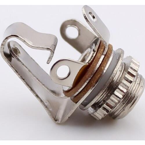 100pcs/lot 3.5 Audio Socket Mental Single Channel Female Jack With Switch