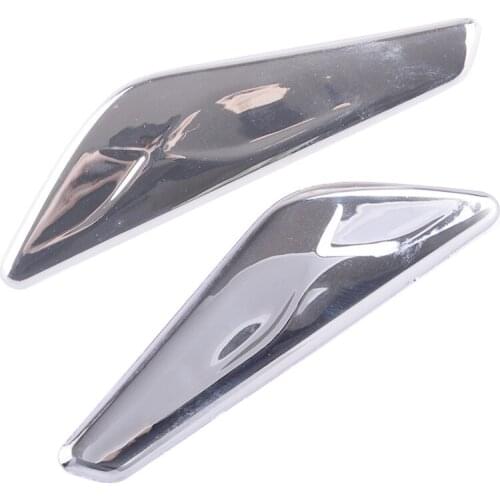 1 Pair Car Chrome Fender Panel Side Marker Signal Light Finisher Trim Styling 51117338570 51117338569 Fit For BMW X3 X4 F25 F26