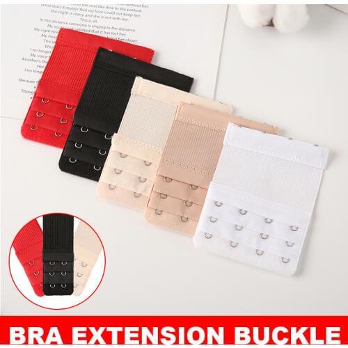 3 Row 2/3/4 Hook Bra Extender Extension Bra Strap Strapless Underwear Extended Buckles AIC88