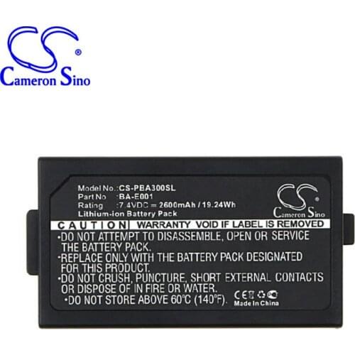 CameronSino for BROTHER PT-E300 PT-E500 PT-E550W PT-H300 PT-H300LI PT-H500LI P-touch H300/LI PT-P750W BA-E001 PJ7 battery