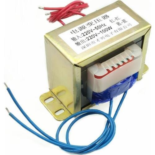 DB-100VA isolation transformer 100W/VA 220V to 220V 0.45A anti-interference safety