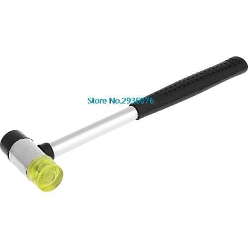 Double Face Soft Touch Hammer Rubber Hammer Leather DIY Tool 25mm