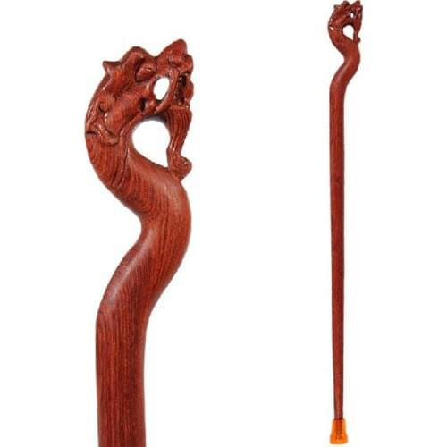 Rosewood crutches elderly pear wood cane crutches leading man