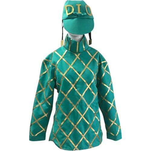 2020 JoJos Bizarre Adventure Diego BrandoDIO Uniform Cosplay Costume Only Top+Hat
