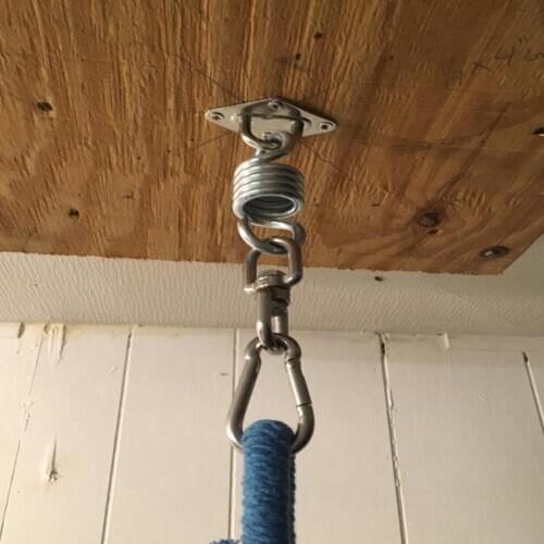 Hammock Mount U-shaped Base Stainless Steel Suspension Ceiling Hooks Trapeze Swing Hangers For Hammock Aerial Yoga Hanging Chair