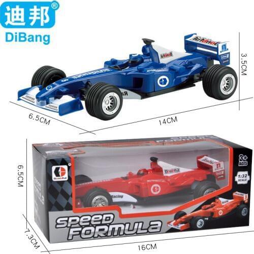 Cool Children Toys 1:32 F1 Speed Racing Car Pull Back Alloy Vehicles Metal Formula Car Models in Gift Box