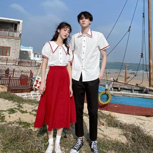 Summer 2021 two-piece set for couples clothes couples clothing