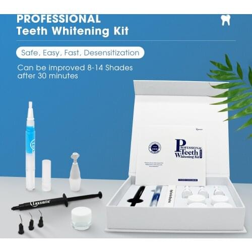 Luxsmile 35%HP Dental отбеливание зубов Kit Professional Bleach Teeth In Only 30 Minutes Suitable For Spa Salon Clinics