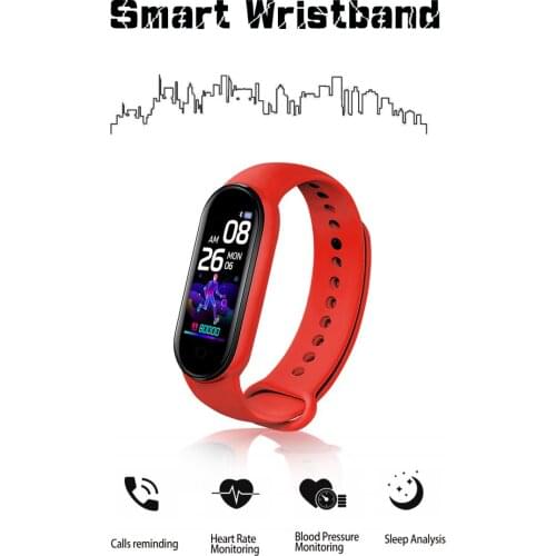 M5 Smart Sport Watch Band Men Women Fitness Bracelet Sport Tracking Smartwatch Heart Rate For Apple Xiaomi Android Watches
