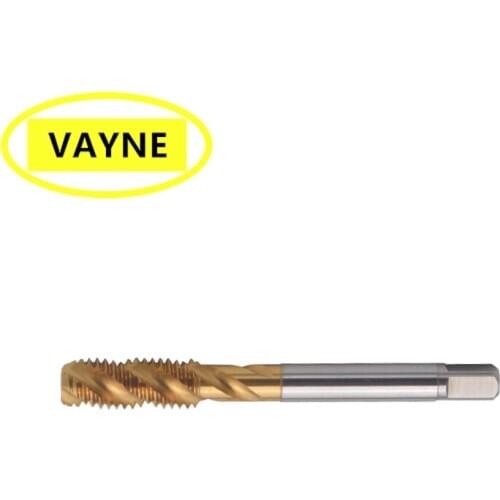 VAYNE HSSE Metric With Tin Spiral Fluted Tap M3 M3.5 M4 M4.5 M5 M5.5 M6 M7 M8 M9 M10 M11 M12 Machine Screw Thread Taps