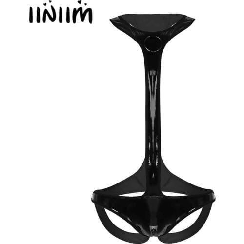 Male Latex Sexy Bodysuit for Mens Faux Leather Body Stocking Open Butt Wrestling Singlet Gay Jockstraps Sexy Costumes Clubwear