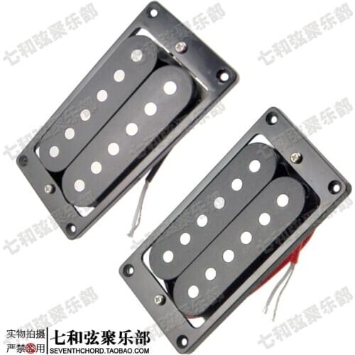 A Set of 2 Pcs Black Electric guitar Humbucker Double Coil Pickups Bridge & Neck