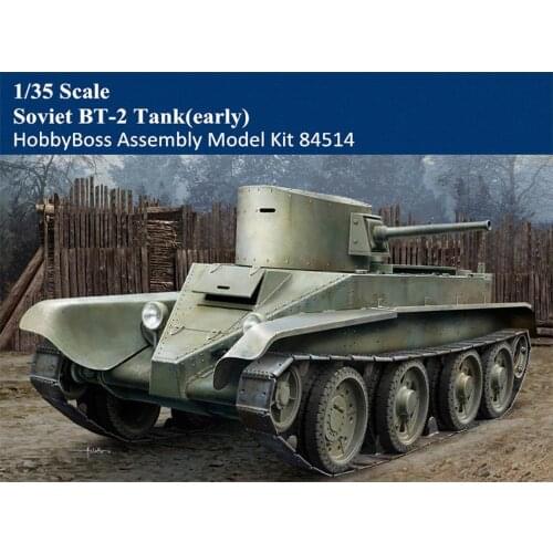 HobbyBoss 1/35 84514 Scale Soviet BT-2 Tank(early) Military Assembly Model Kit