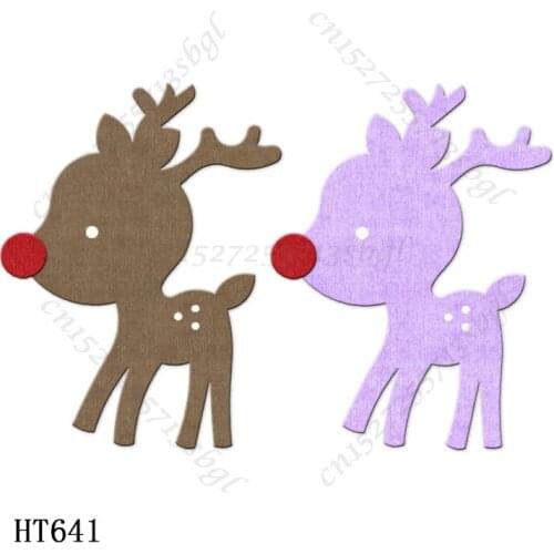 Lovely deer Cutting dies - New Die Cutting And Wooden Mold,HT641 Suitable For Common Die Cutting Machines On The Market