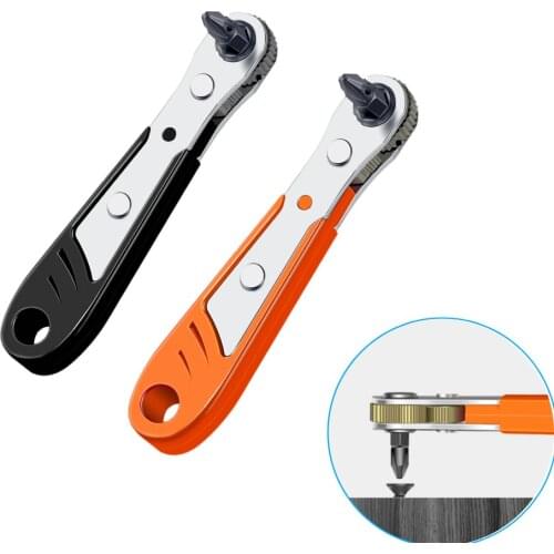 Adjustable Mini Ratchet Hexagon Torx Ratchet Spanner Quick Release Socket Repair Tool Driver Allen Key Wrench Screwdriver Metal