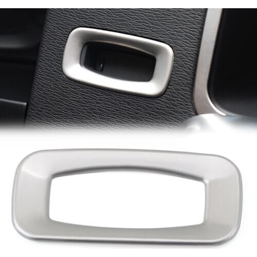 VCiiC Stainless Steel Car Key Panel Sequins Keyhole Decoration Stickers For VOLVO V60 S60 S60L 2012 2013 2014 2015 2016,1PCS