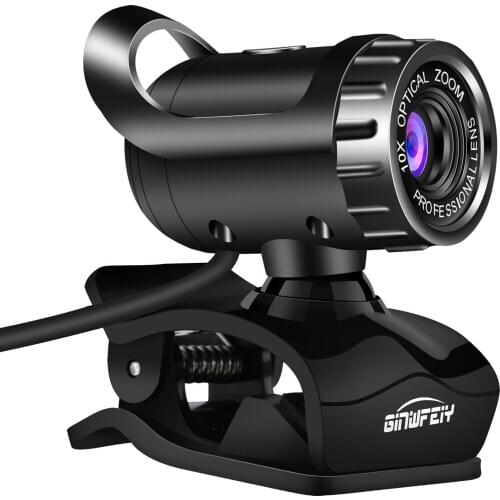 USB 2.0 HD Webcam Camera WebCam With Microphone For Computer PC Laptop Desktop USB Webcam 360 Degree Rotatable