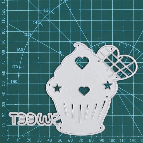 YaMinSanNiO Cup Cake Metal Cutting Dies New 2019 Stencils for Dies Scrapbooking Embossing Stencil Die Cut Paper Craft Dies Decor